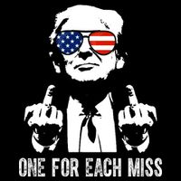 One For Each Miss Donald Trump Middle Finger Usa Funny Impact Tech Backpack