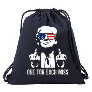 One For Each Miss Donald Trump Middle Finger Usa Funny Drawstring Bag