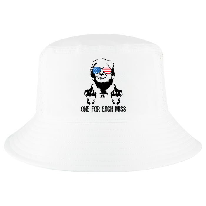 One For Each Miss Donald Trump Middle Finger Usa Funny Cool Comfort Performance Bucket Hat