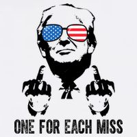One For Each Miss Donald Trump Middle Finger Usa Funny Cool Comfort Performance Bucket Hat
