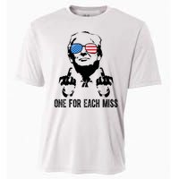 One For Each Miss Donald Trump Middle Finger Usa Funny Cooling Performance Crew T-Shirt