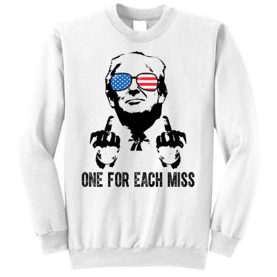 One For Each Miss Donald Trump Middle Finger Usa Funny Sweatshirt