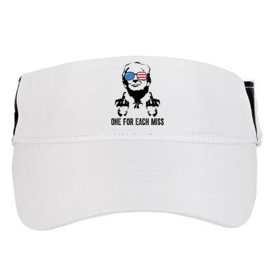 One For Each Miss Donald Trump Middle Finger Usa Funny Adult Drive Performance Visor