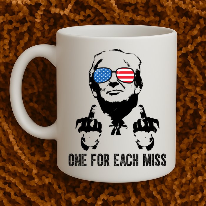 One For Each Miss Donald Trump Middle Finger Usa Funny Mug