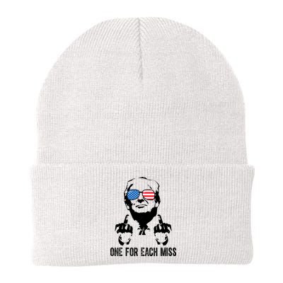 One For Each Miss Donald Trump Middle Finger Usa Funny Beanie