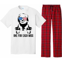 One For Each Miss Donald Trump Middle Finger Usa Funny Pajama Set