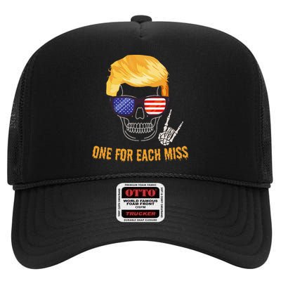 One For Each Miss Funny Trump Halloween High Crown Mesh Back Trucker Hat