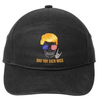 One For Each Miss Funny Trump Halloween 7-Panel Snapback Hat