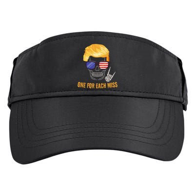 One For Each Miss Funny Trump Halloween Adult Drive Performance Visor