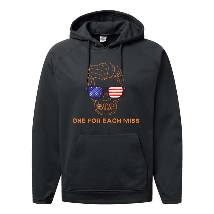 One For Each Miss Funny Trump Halloween Performance Fleece Hoodie