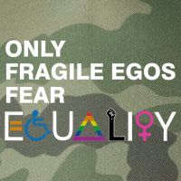 Only Fragile Egos Fear Equality Hu Rights Meaningful Gift Legacy Tie Dye Trucker Hat