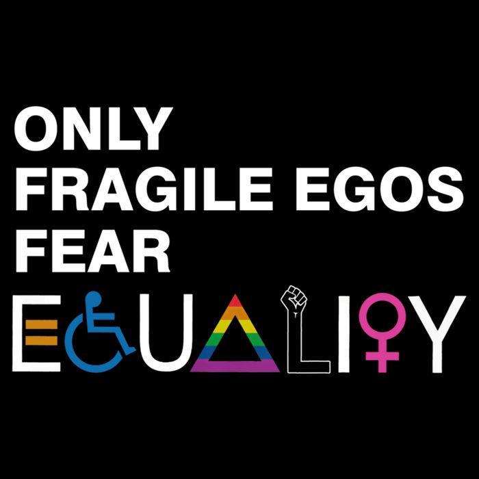 Only Fragile Egos Fear Equality Hu Rights Meaningful Gift Sustainable Bucket Hat