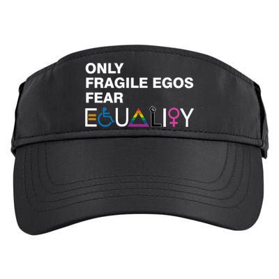 Only Fragile Egos Fear Equality Hu Rights Meaningful Gift Adult Drive Performance Visor