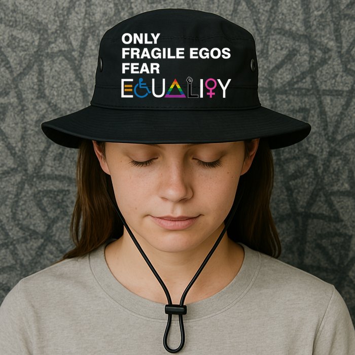 Only Fragile Egos Fear Equality Hu Rights Meaningful Gift Bucket Hat