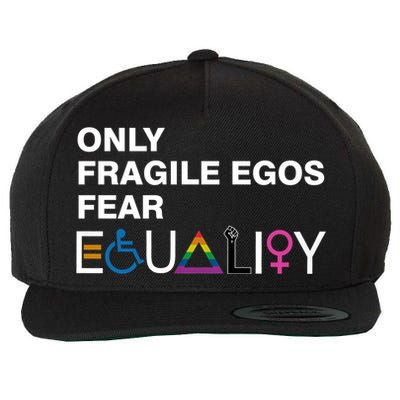 Only Fragile Egos Fear Equality Hu Rights Meaningful Gift Wool Snapback Cap
