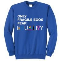 Only Fragile Egos Fear Equality Hu Rights Meaningful Gift Sweatshirt