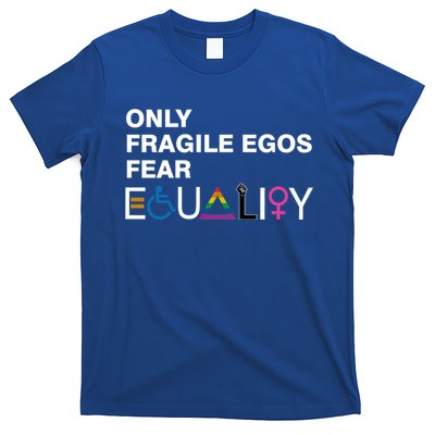 Only Fragile Egos Fear Equality Hu Rights Meaningful Gift T-Shirt