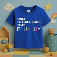 Only Fragile Egos Fear Equality Hu Rights Meaningful Gift Toddler T-Shirt