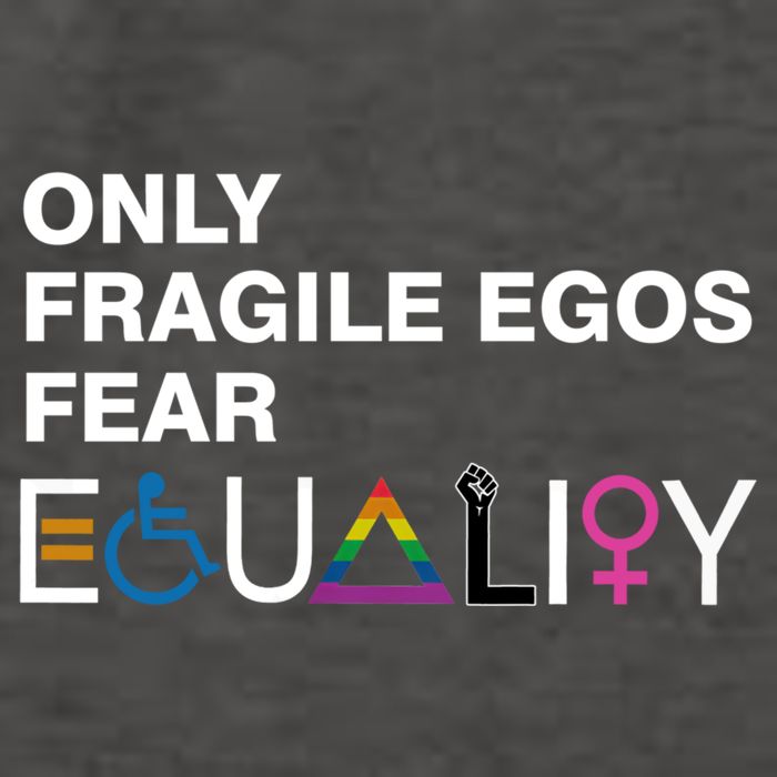 Only Fragile Egos Fear Equality Hu Rights Meaningful Gift Vector Backpack