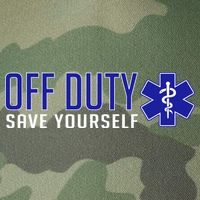 Off Duty Save Yourself EMT Legacy Tie Dye Trucker Hat