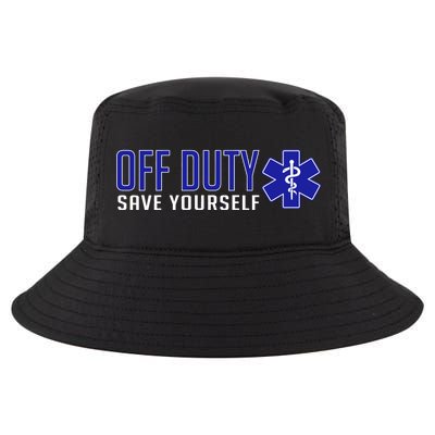 Off Duty Save Yourself EMT Cool Comfort Performance Bucket Hat