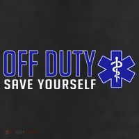 Off Duty Save Yourself EMT 11oz C Handle Ceramic Mug