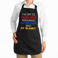 Off To Club Bed Featuring DJ Pillow and ZZ Blanky Apron
