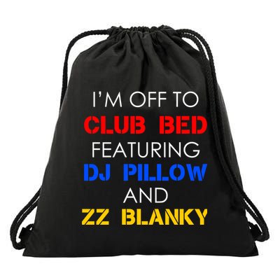 Off To Club Bed Featuring DJ Pillow and ZZ Blanky Drawstring Bag