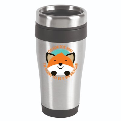 Oh For Fox Sake Going To Be The Big Brother TShir Cool Gift 16oz Travel Tumbler