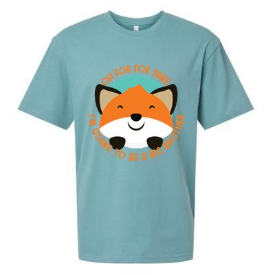 Oh For Fox Sake Going To Be The Big Brother TShir Cool Gift Sueded Cloud Jersey T-Shirt