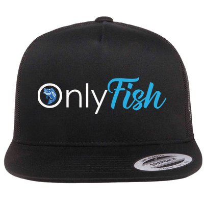 Only Fish Fishing Flatbill Hat