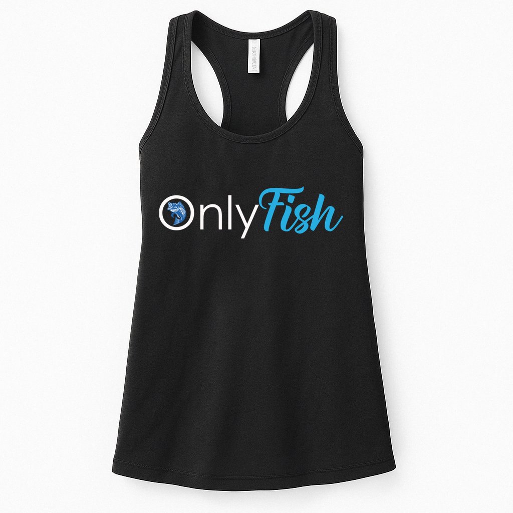 Only Fish Fishing Womens Tank Top