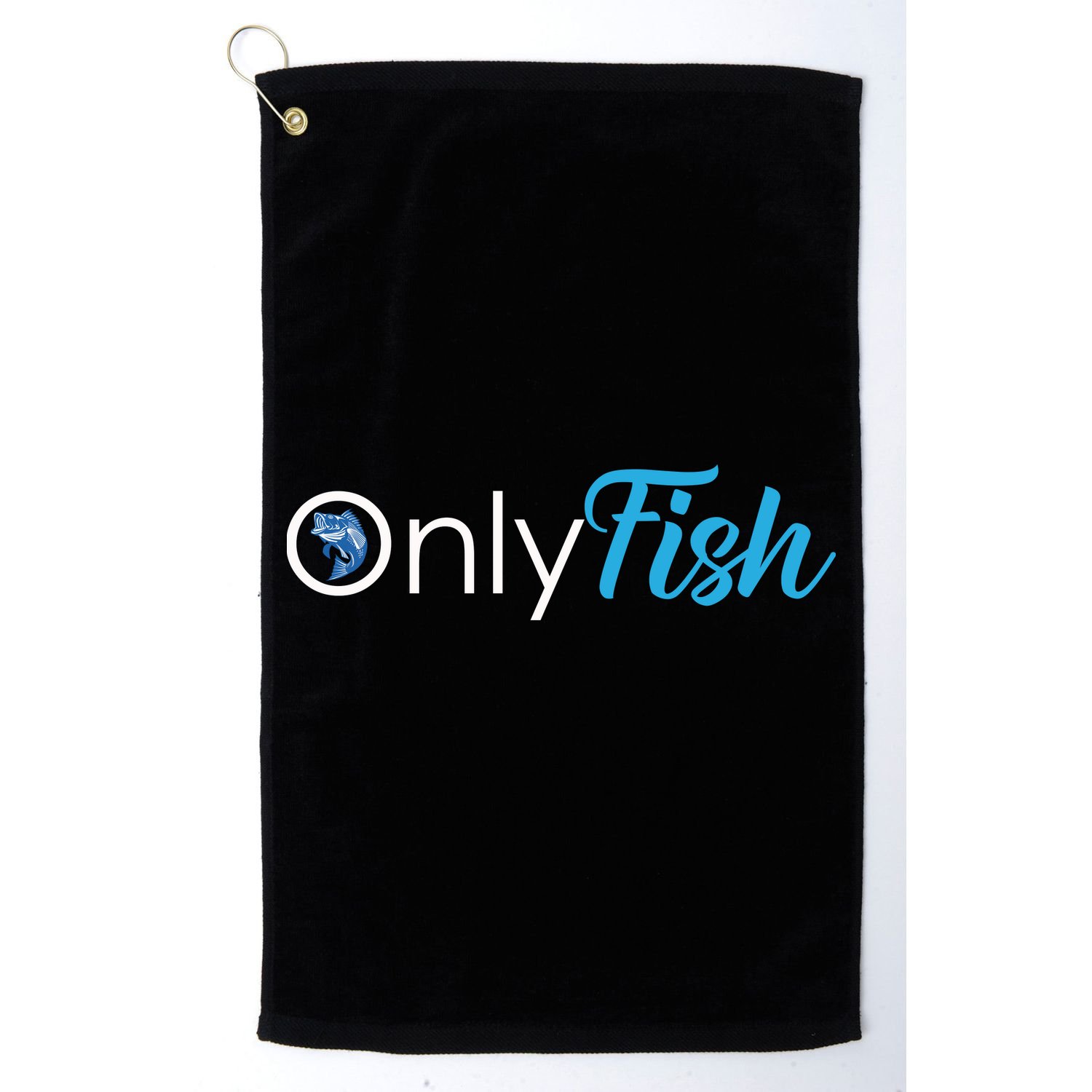 Only Fish Fishing Golf Towel