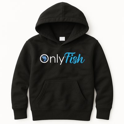 Only Fish Fishing Kids Hoodie