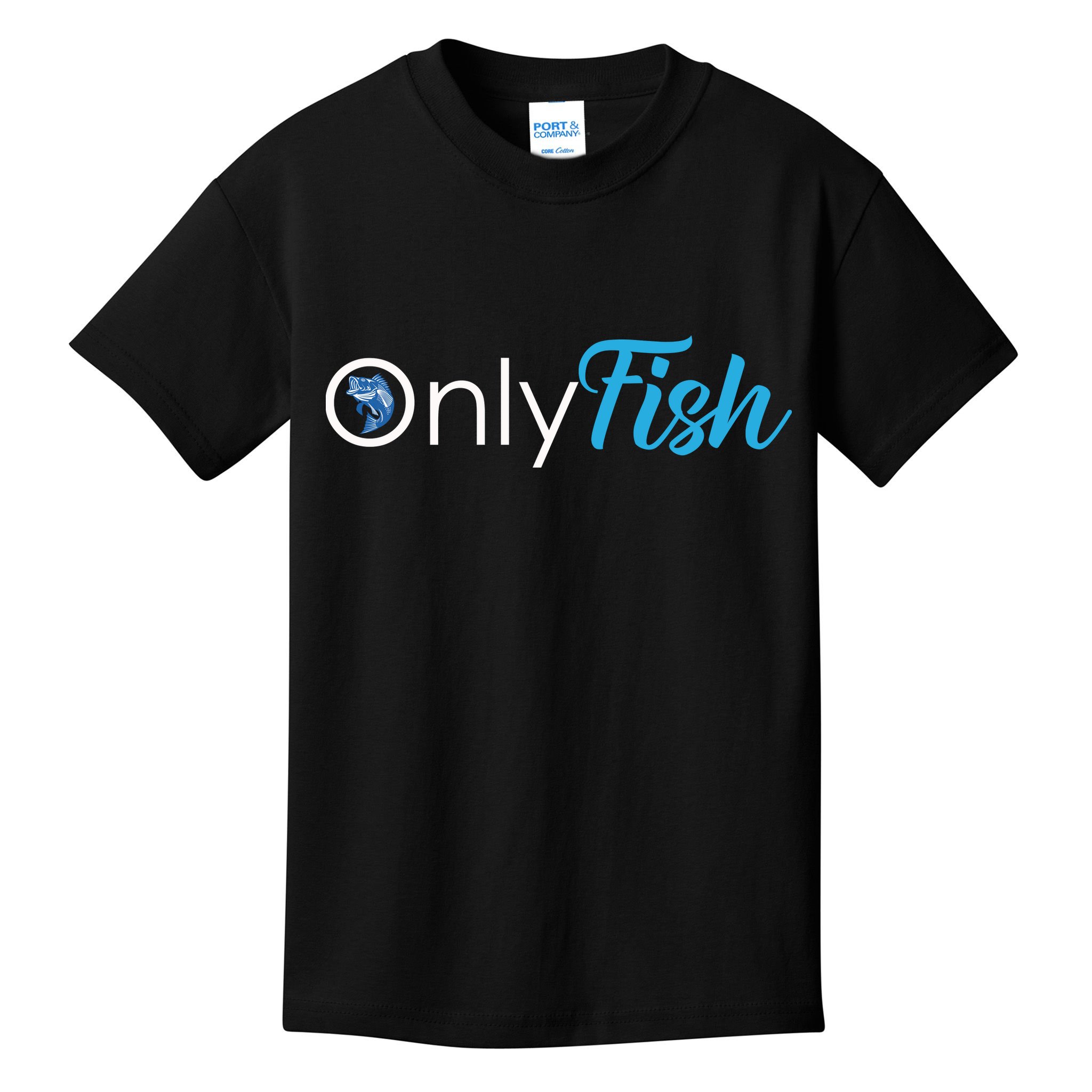 Only Fish Fishing Kids T-Shirt