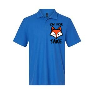 Oh For Fox Sake Hilarious Pun Joke Gift For Fox Lovers Gift Softstyle Adult Sport Polo