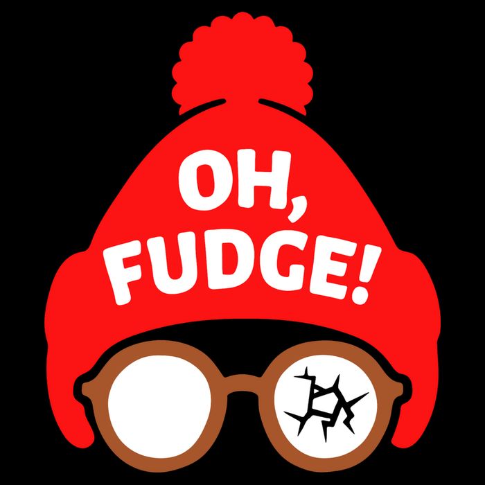 Oh Fudge Funny Christmas 7-Panel Snapback Hat