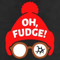 Oh Fudge Funny Christmas Adult Drive Performance Visor