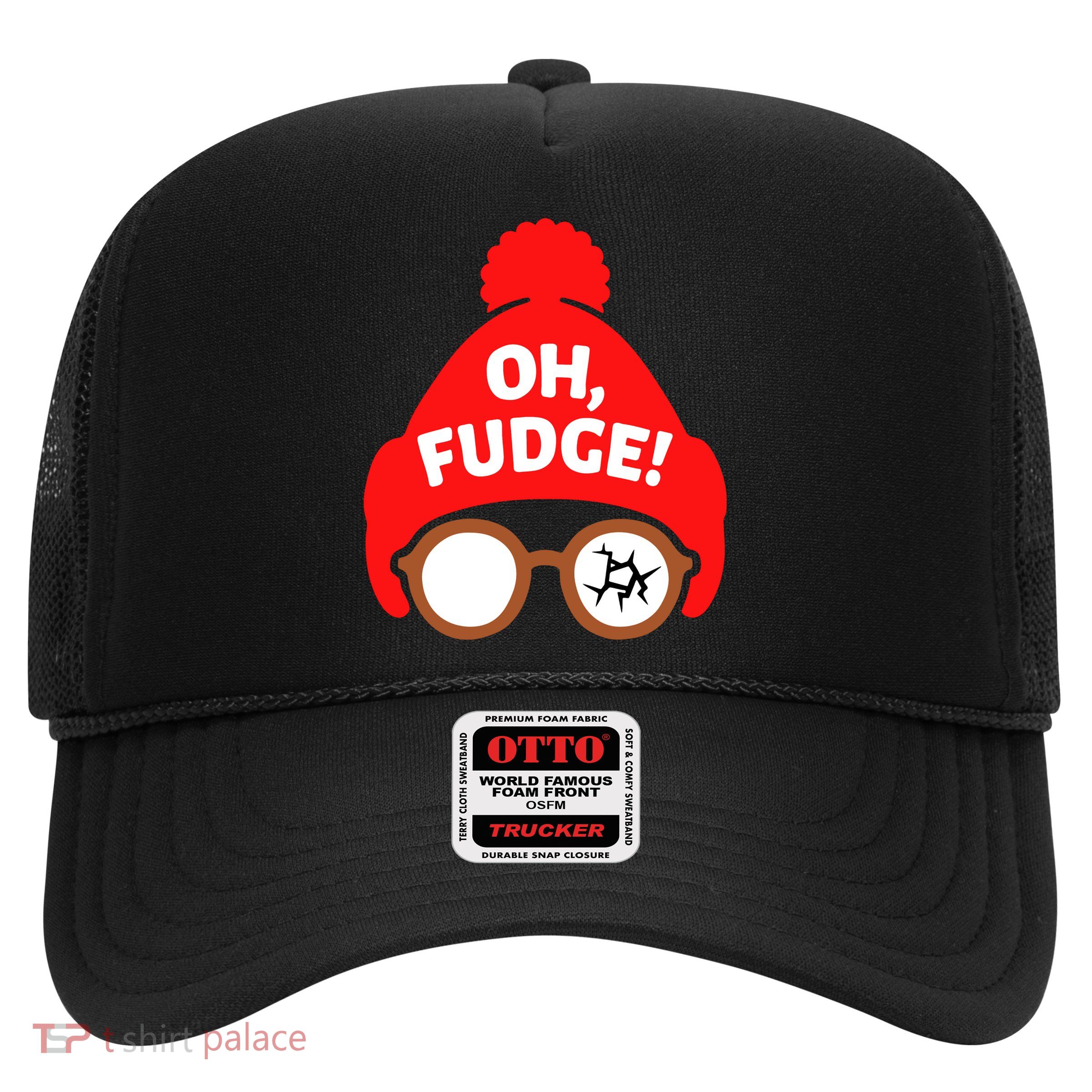 Oh Fudge Funny Christmas Trucker Hat