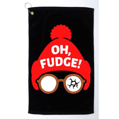 Oh Fudge Funny Christmas Golf Towel