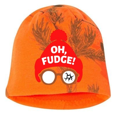 Oh Fudge Funny Christmas Kati - Camo Knit Beanie