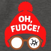 Oh Fudge Funny Christmas Vector Backpack