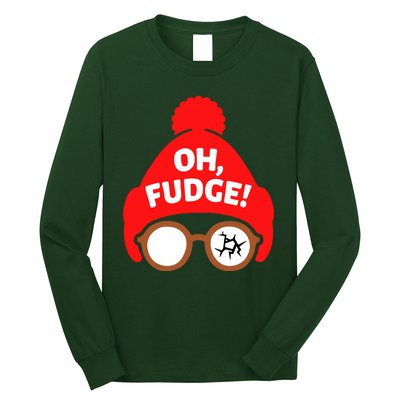 Oh Fudge Funny Christmas Long Sleeve Shirt