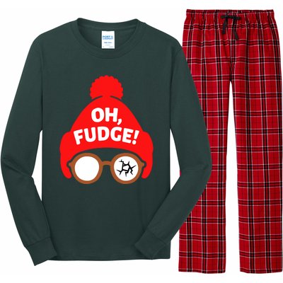 Oh Fudge Funny Christmas Long Sleeve Pajama Set