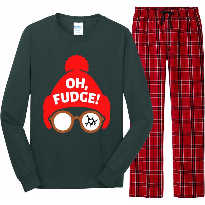 Oh Fudge Funny Christmas Long Sleeve Pajama Set