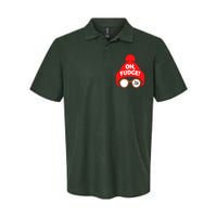 Oh Fudge Funny Christmas Softstyle Adult Sport Polo