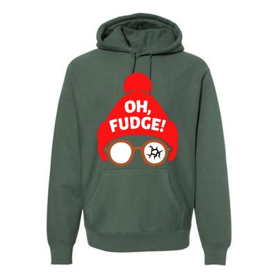 Oh Fudge Funny Christmas Premium Hoodie