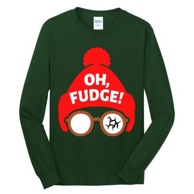Oh Fudge Funny Christmas Tall Long Sleeve T-Shirt