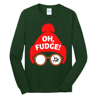 Oh Fudge Funny Christmas Tall Long Sleeve T-Shirt