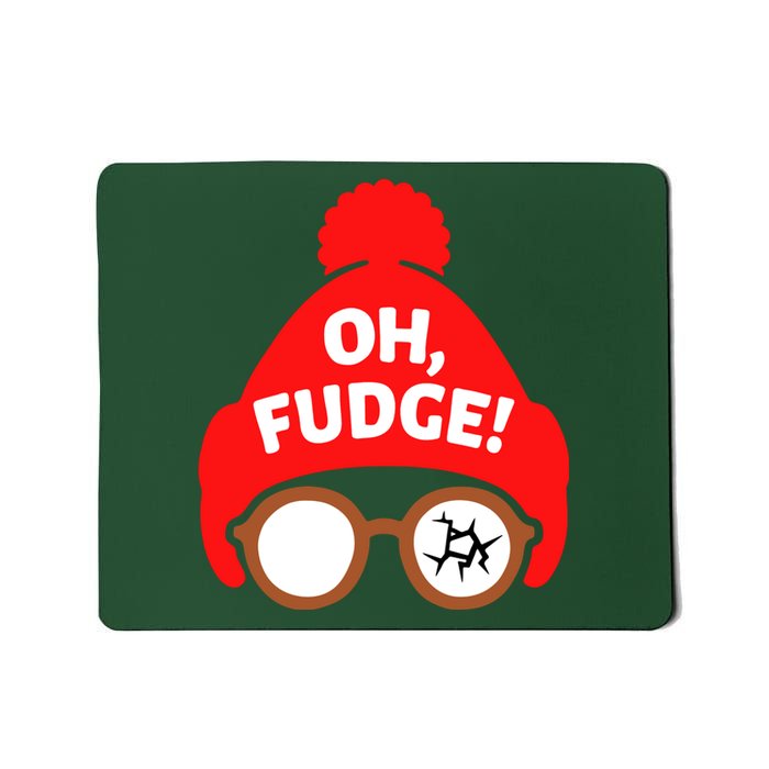 Oh Fudge Funny Christmas Mousepad